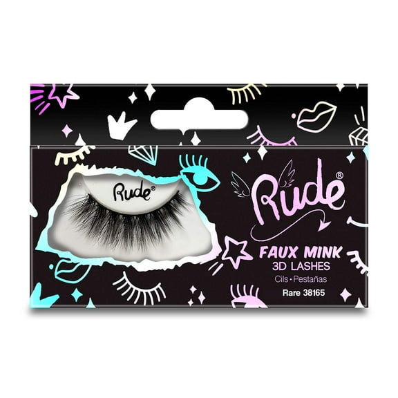 RUDE COSMETICS Essential Faux Mink 3D Lashes