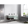 thumbnail image 4 of Marfa 60" Aloe Green Wall Mount Bathroom Vanity, 4 of 10