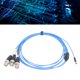 thumbnail image 1 of Conector De Cable Del Sensor De Aceleración, Cable De Prueba Del Sensor De Aceleración Hembra De 4 Pines PTFE Anticorrosivo Con Revestimiento Azul Para Pruebas Aeroespaciales, 1 of 7