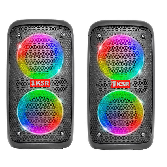2 Bocina Recargable Kaiser Con Bluetooth KSW-5003