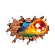 thumbnail image 1 of Sticker de Fútbol Mural Decorativo Deportivo Extraíble Impermeable Hecho de PVC para Paredes Y Ventanas Adecuado para Cumpleaños Habitación D, 1 of 8