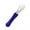 Blue, variant on ievspot Cream Scoop Tool 304 Stainless Steel Ice Cream Spatula Rose Shape Dessert Tool with Non-slip Handle Ideal for Gelato Smoothies Pudding Dishwasher Safe