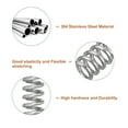 thumbnail image 4 of Uxcell 5Pcs Wire Diameter 0.039", OD 0.24", Free Length 0.59" 304 Stainless Steel Coil Mechanical Compressed Spring, 4 of 7