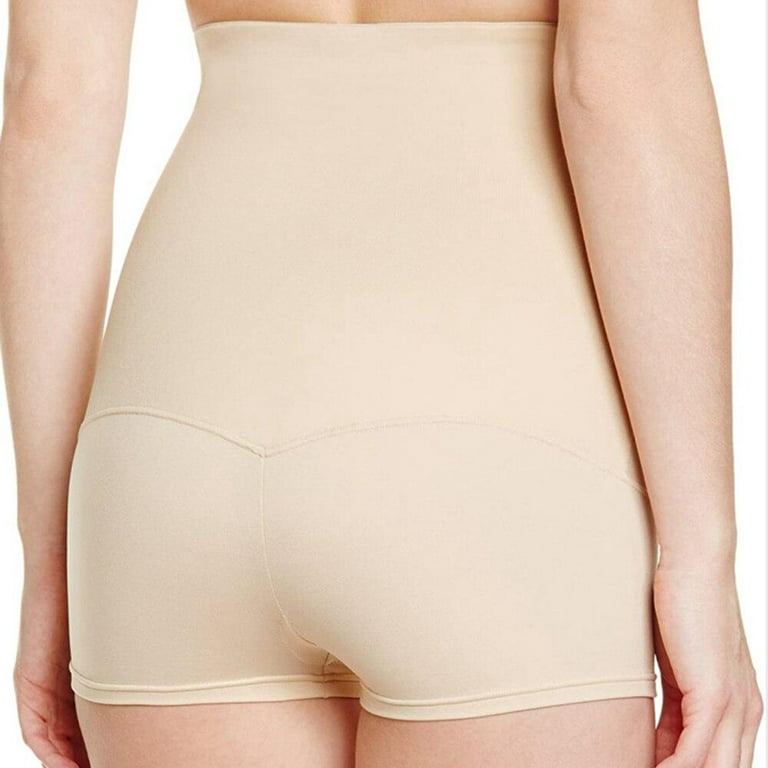Flexees Shapewear Tummy Control White Brief Underwear Size S