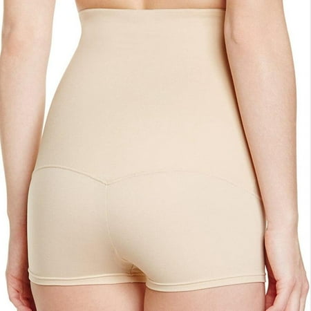 Deepwonder Women Shapewear Tummy Control Panties High-Waisted Power Shorts Underwear Slimming Boyshorts Female Shaper Shorts M