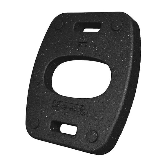 Manufacturer Varies Vertical Panel Base,22" L,30 lb.,Black 03-760-30