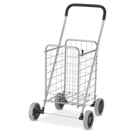 Whitmor Rolling Utility Cart Silver / Black