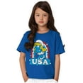 thumbnail image 4 of Smurfette Cartoon American Cutie USA Girls Kids T Shirt Tees Teen Brisco Brands M, 4 of 6