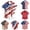001-Red3, variant on VOUZZA Boys 4th of July Button Down Short Sleeve Shirt Kids Patriotic American Flag Independence Day Graphic Print Hawaiian Beach Camp Top Size 5-17