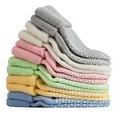 thumbnail image 4 of Lian LifeStyle Unisex Children 6 Pairs Thick Non-Slip Non-Skid Pure Cotton Socks 1Y-3Y Multi Color, 4 of 4