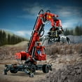 thumbnail image 5 of LEGO Technic Material Handler 42144, Mechanical Model Crane Toy, with Manual and Pneumatic Functions, Construction Truck Building Set, Educational Toys, 5 of 8