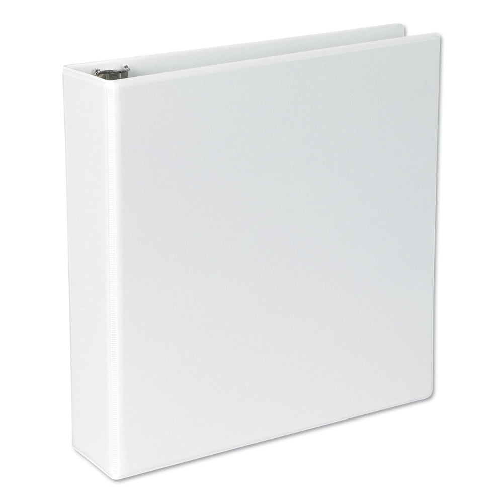 Universal UNV20746 2 in. Capacity 11 in. x 8.5 in. 3-Slant-Ring View Binder - White