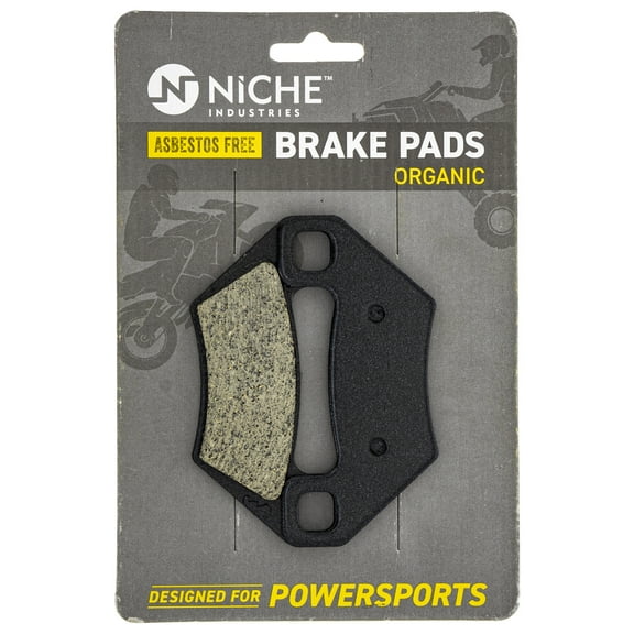 Niche Front Rear Brake Pad Set for Arctic Cat 1000 TRV Organic ATV 519-KPA2205D