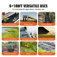 thumbnail image 6 of KFFKFF Geotextile Material for Underneath Gravel, 6x100FT 8OZ Driveway Material Landscape Material, Robust Weed Prevention Material, Soil Cover Weed Management Material, Black, 6 of 9