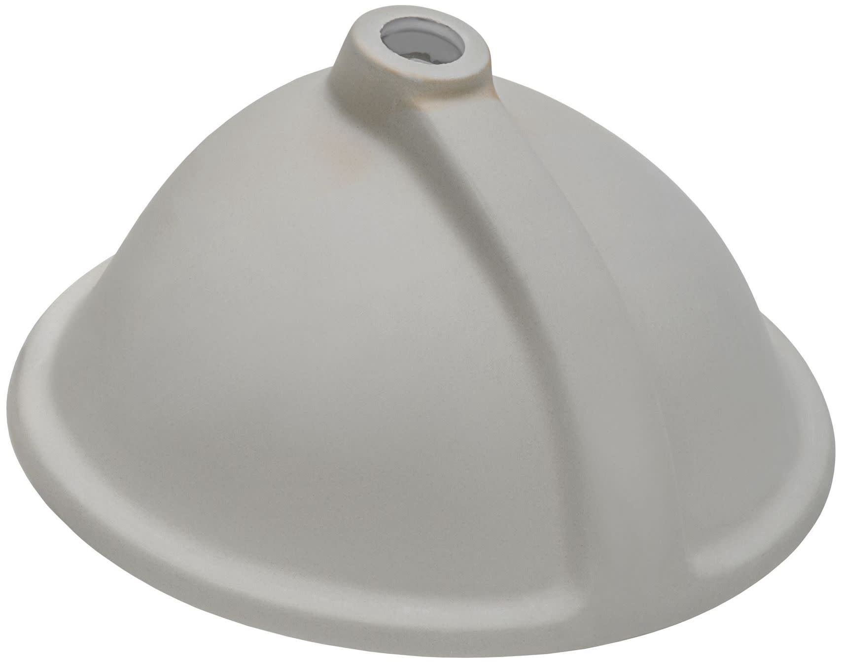 Ruvati USA RVB0616 15 x 12 in. Oval Porcelain Ceramic with Overflow Undermount Bathroom Vanity Sink, White