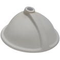 thumbnail image 6 of Ruvati USA RVB0616 15 x 12 in. Oval Porcelain Ceramic with Overflow Undermount Bathroom Vanity Sink, White, 6 of 7