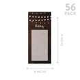 thumbnail image 5 of Koyal Wholesale Rustic Wood String Lights Printable Wedding Paper Menu Cards for DIY Printer, Pack of 52, 5 of 5