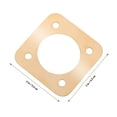 thumbnail image 2 of COSMOBETTY 8Ud Protector Metálico Dorado Para Casa De Pájaros Con Fijación Fácil Y, 2 of 8