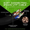 thumbnail image 5 of GearIT Cat 6 Ethernet Cable Snagless Patch Computer LAN Network Cord, Black 0.5 ft. 100-Pack, 5 of 8