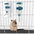 thumbnail image 2 of LOS ANDES Hamster Water Bottle No-Drip Water Bottle Leak-proof Water Feeder for Guinea Pigs/Gerbils/Rats/Hedgehog Weather Resistant Cage Water Bottles for Small Pets, 5.2oz/155ml, Blue, 2 of 7