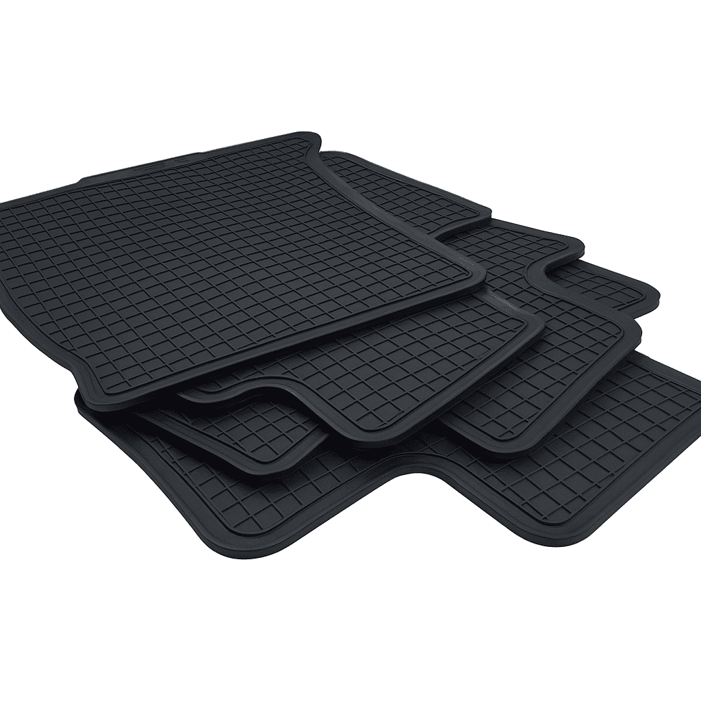 Custom Fit Floor Mats for 2006-2012 Toyota RAV4 Heavy Duty, All Weather Floor Liner Front and 2nd Row Full Set (Rubber, Black)