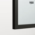 thumbnail image 5 of Vigo VG6078STCL3478 Arden 78" High X 34" Wide Shower Screen Framed Shower Door - Stainless, 5 of 7