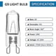 thumbnail image 2 of G9 Halogen Bulb 28W 230V, 370LM 2700K Warm White Dimmable, G9 Capsule Bulbs,Pack of 10, 2 of 5