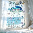 thumbnail image 6 of SLYNSHome Sea Themed Acrylic Wind Chime, 11.8 Inch Colorful Sunlight Reflector, Crystal Hanging Suncatcher for Yard Garden, Sparkling Window Porch Decor, Beach Lover Gift, 6 of 6