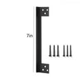 thumbnail image 2 of MYG Door Latch Guard Plate, Outswing Door Security Protector, L-Shaped Door Latch, 2 of 9