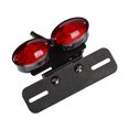 thumbnail image 2 of Motorcycle LED Tail Light,Motorcycle Lamp Dual Cat Eye Custom License Plate Holder Rear Tail Lights, 2 of 8