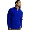 thumbnail image 2 of Knocker Men's & Plus Size Soft Fleece Quarter Zip Pullover Lightweight Sweater Jacket, 2 of 3