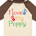 thumbnail image 4 of Inktastic Poppy Grandkids Handprints Boys or Girls Long Sleeve Baby Bodysuit, 4 of 5