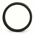 thumbnail image 3 of Titanium Swirl Design Black IP-plated 6mm Brushed/Polished Band, 3 of 11