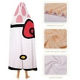 thumbnail image 4 of Hello Kitty Blanket Hoodie, Wearable Blanket, Cloak Hooded Throw Blanket, Soft Warm Fluffy Blankets for Bed Couch Sofa, 4 of 8