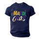 thumbnail image 2 of Casual Summer Tops Carnaval Impreso de Manga Corta Cuello Redondo, Poliéster Ligero para la Fiesta de Verano de Primavera, 2 of 9