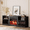 Black-1, variant on Waleaf 70" Fireplace TV Stand with 23" Electric Fireplace, LED Lighted Entertainment Center, Adjustable Flame LED Color for TVs up to 80", Black