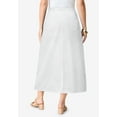 thumbnail image 2 of Roaman's Women's Plus Size Petite Plus Size Easy-Wear A-Line Skirt, 2 of 6