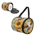 thumbnail image 2 of ZIATUBLE Sunflower Cow Paper Towel Storage Case Butterfly Travel Hanging Tissue Box with Adjustable Strap Paper Towel Hanging Organizer Washable Camping Toilet Paper Holder Outdoor, 2 of 7