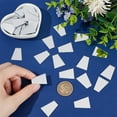 thumbnail image 2 of 150Pcs Trapezoid Mosaic Pieces 1x0.8 inch Mirror Mosaic Tiles 1mm Thick Non-Stick Mini Glass Mirror Tiles Trapezoid Mini Mirrors with Iron Box for Crafts Art Wall Door Home Decorations, 2 of 6