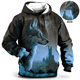thumbnail image 5 of Sudadera con capucha vintage para hombre con estampado de lobo animal, jersey estampado en 3D, moda urbana para hombre, sudadera con capucha informal de manga larga para exteriores con lobo, 5 of 5