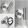 thumbnail image 4 of WOWOW 3 - Piece Brushed Nickel Bathroom Stainless Steels Hardware Set, 4 of 5