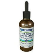 Life Extension Fast-Acting Liquid Melatonin Natural Citrus-Vanilla Flavor - 2 oz