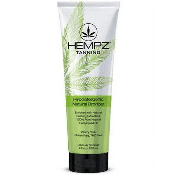 Hempz Hypoallergenic Natural Bronzer Tanning Lotion 9oz.