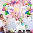 thumbnail image 3 of Globos De Unicornio Arcoíris De 100 Cm Para Otra Decoración De Jardín - Paquete De 3 - Lindos Globos De Unicornio Independientes De 55 Cm Para Decoraciones De Cumpleaños De Niñas, 3 of 5