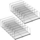 thumbnail image 4 of GOOHOCHY Organizador de tocador transparente de 2 piezas con compartimentos para paletas de sombras de ojos, caja de almacenamiento para el hogar, 4 of 8