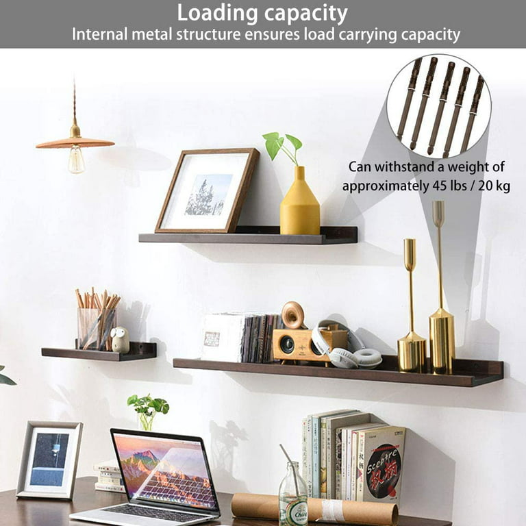 Free Hanging Shelf Bracket, Wall Stud Bracket, Free Floating Shelf Bra –  Pillars Customs