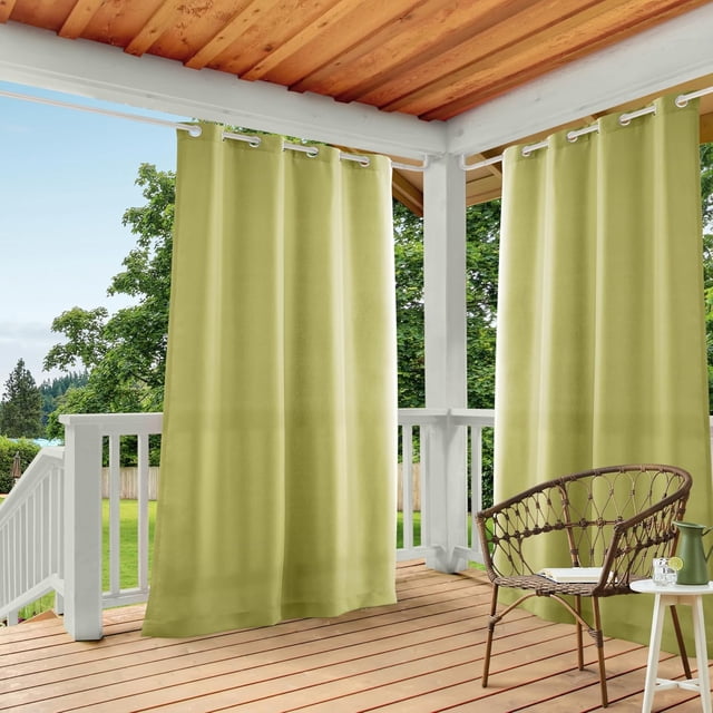 Rideaux Intérieur/extérieur Cabane Unie Panneau de Rideau à Oeillets Nuage x Pièce