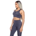 thumbnail image 2 of White Mark Women's Racer Back Sports Bra, 2 of 5