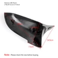 thumbnail image 2 of Par de tapas de cubierta de espejo retrovisor lateral de fibra de carbono para BMW F10 F18 2014-2016, 2 of 5