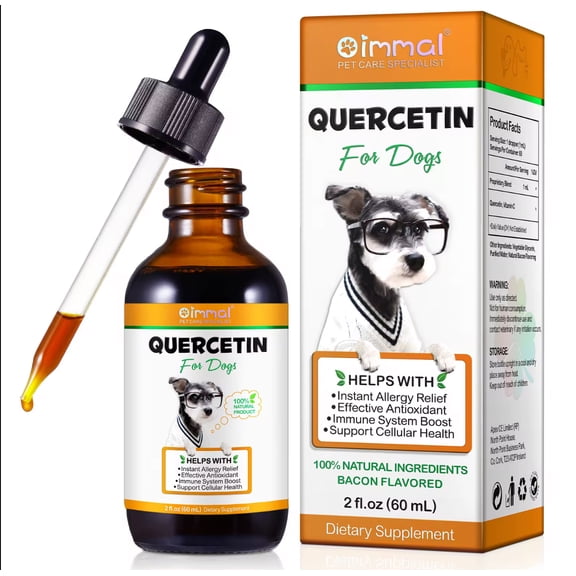 Quercetin with Vitamin C for Dogs ā 60 ML Allergy Relief & Immune Support
